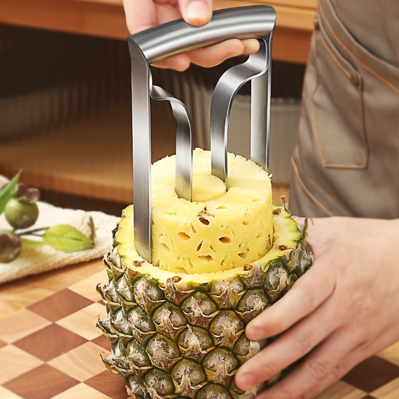 Kitchen Gadgets Tools - パイナップルピーラー パイナップルコアラー スライサー ステンレス製フルーツカッター 簡単スライサー ピーラー