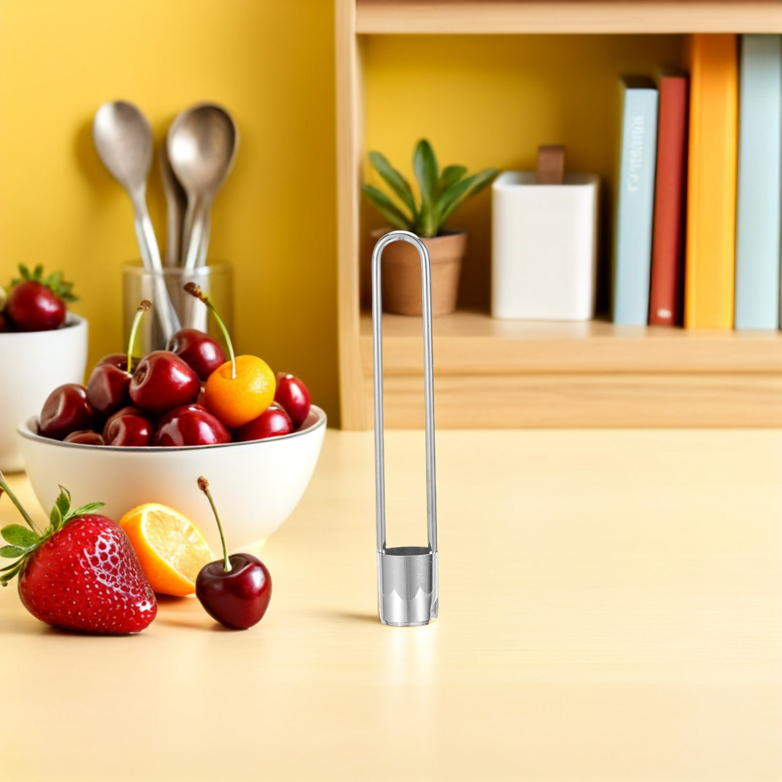Kitchen Gadgets Tools - 4個入りステンレス製コアラーセット、効率的な果物・野菜の芯抜き、梨、ハラペーニョ、トマト用キッチンガジェットツール