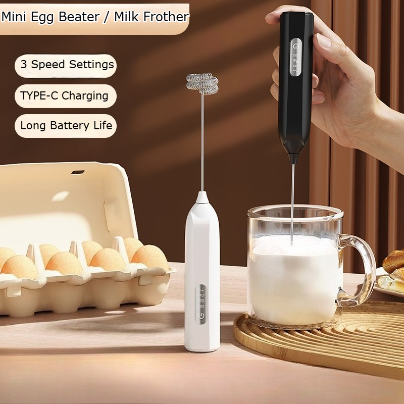 Healthy Kitchen Gadgets - 新型ハンドヘルド電動ミルクフォーマー、自動泡立て器、コーヒー、卵ビーター、キッチンミキサー、家庭用泡立て器