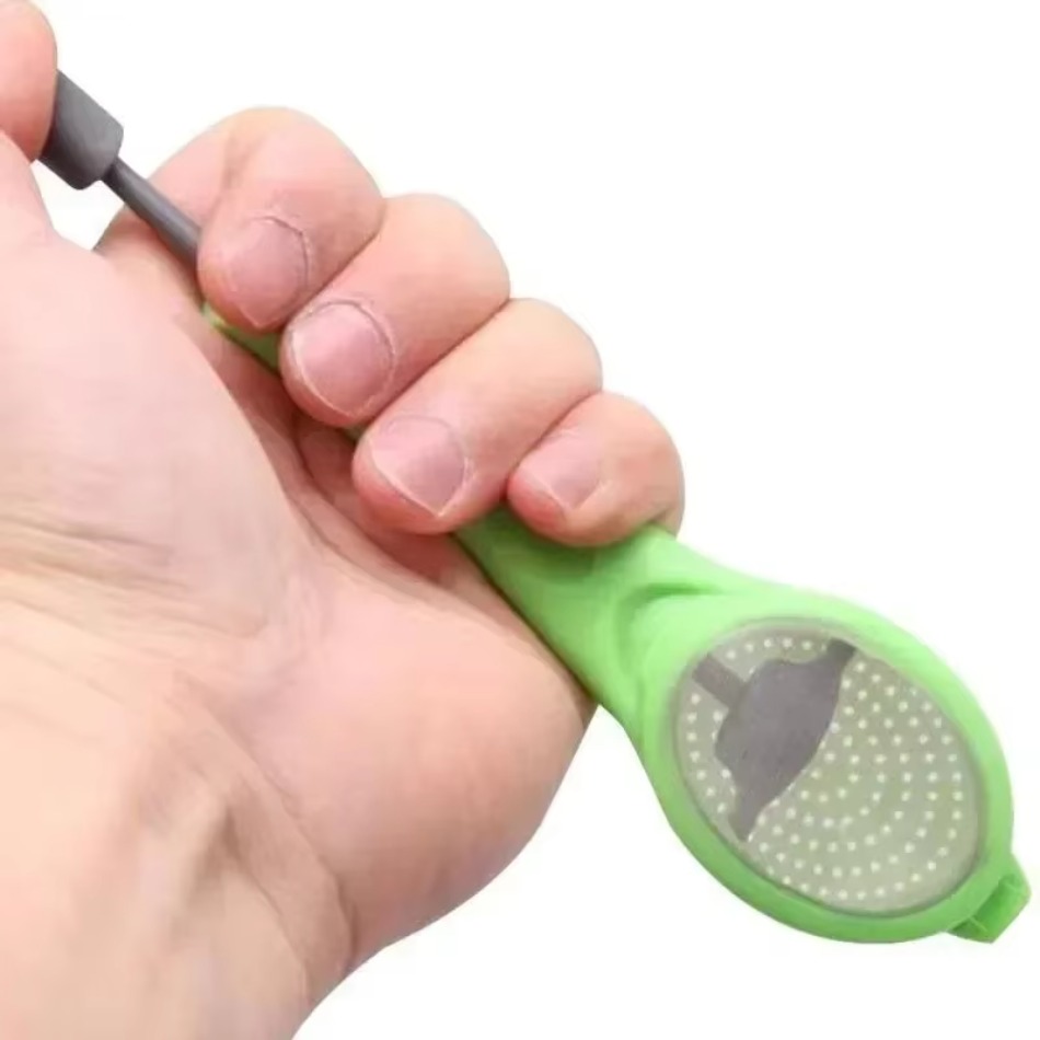 Healthy Kitchen Gadgets - ヘルシーティーインフューザー キッチン内蔵プランジャー ティーガジェット 再利用可能なティーバッグ コーヒーストレーナー メジャー付き
