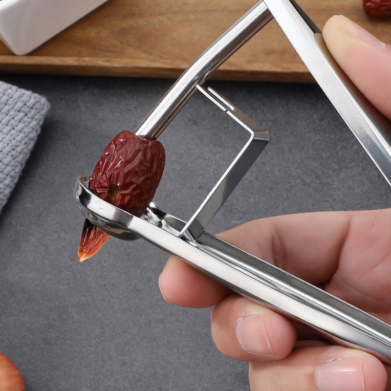 Kitchen Gadgets Tools - 多機能ピットリムーバー、チェリー、ホーソーン、レッドデーツ、オリーブ用、創造的な種抜きツール、家庭用小型キッチンガジェット