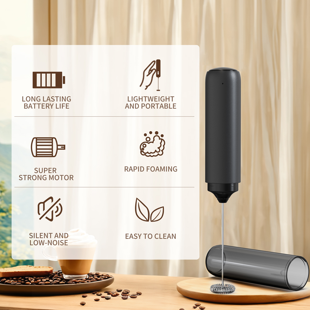 キッチン強力攪拌機ミルク泡立て器ハンドヘルドフォームメーカー - Healthy Kitchen Gadgets のレビューと価格