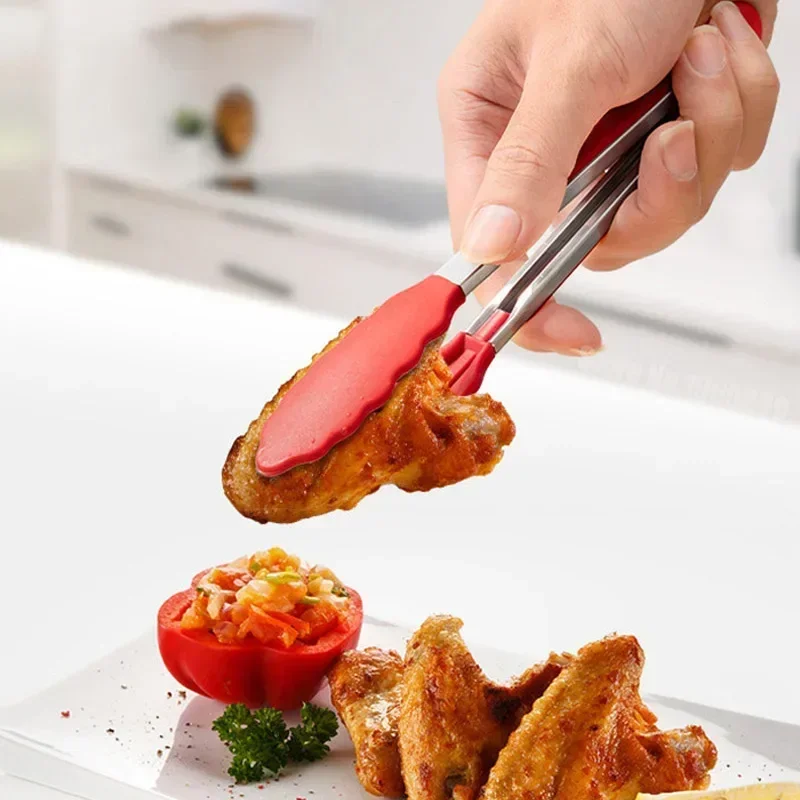7インチ滑り止めフードトング、クリエイティブなBBQグリル、 - Kitchen Gadgets Pakistan のレビューと価格