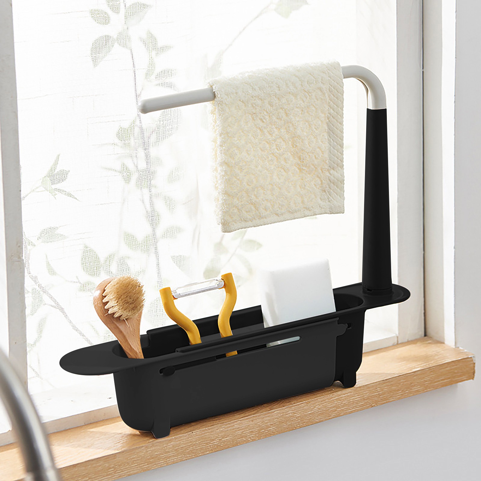 Elescopicシンクの水切り、キッチンオーガナイザー、石 - Kitchen Gadgets Pakistan のレビューと価格