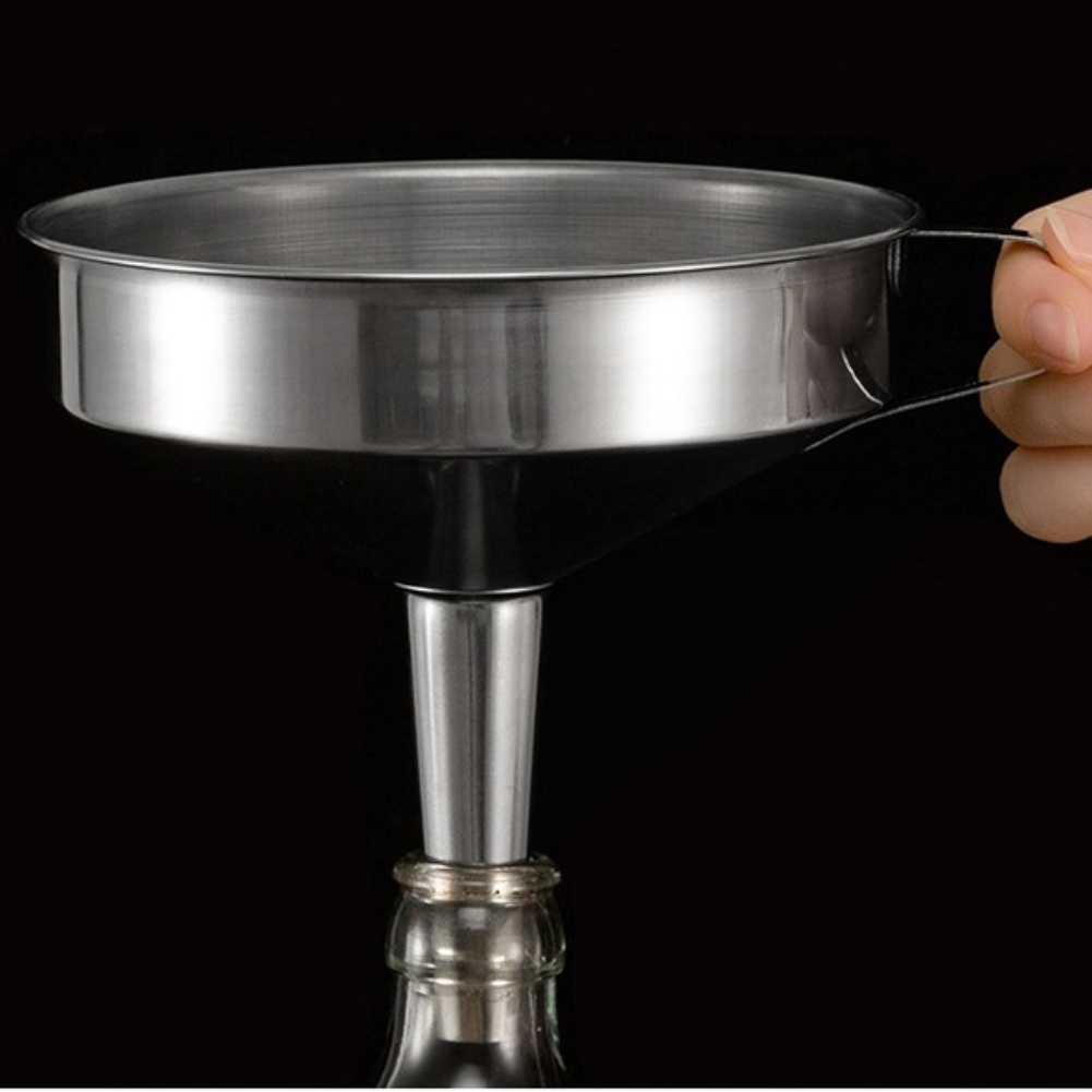 1Pc ステンレス鋼食用油漏斗広口キッチンアクセサリーバービ - Kitchen Gadgets Pakistan のレビューと価格