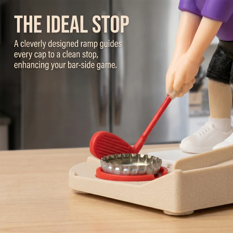 ゴルファーの置物ビールボトルオープナー、キャップコレクタース - Kitchen Gadgets To 3D Print のレビューと価格