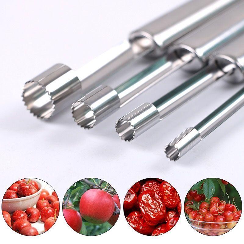 4 個フルーツコアリムーバーカッターキッチンガジェットステン - Kitchen Gadgets Tools のレビューと価格
