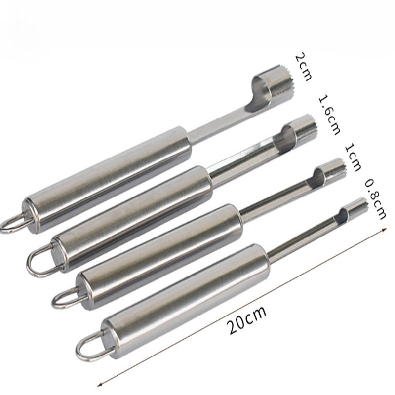 4 個フルーツコアリムーバーカッターキッチンガジェットステン - Kitchen Gadgets Tools のレビューと価格