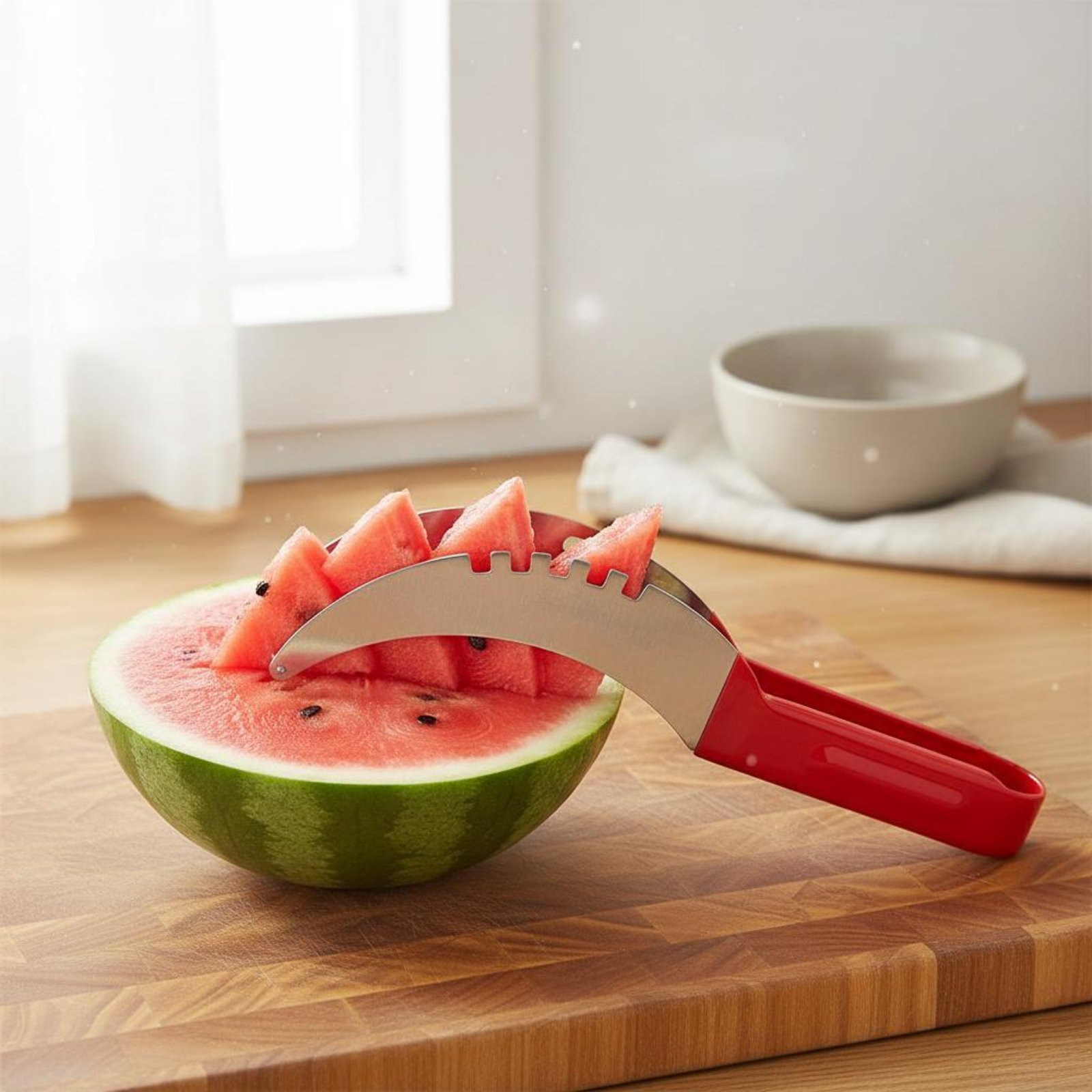 スイカキューブカッター食品グレード素材スイカキューブカッター - Kitchen Gadgets Tools のレビューと価格