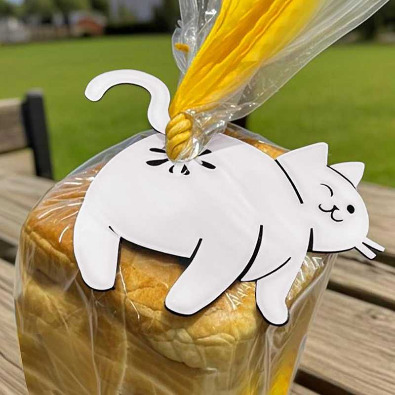 面白い猫のお尻のパンクリップ3Dプリントバッグクリップバッグ - Kitchen Gadgets To 3D Print のレビューと価格