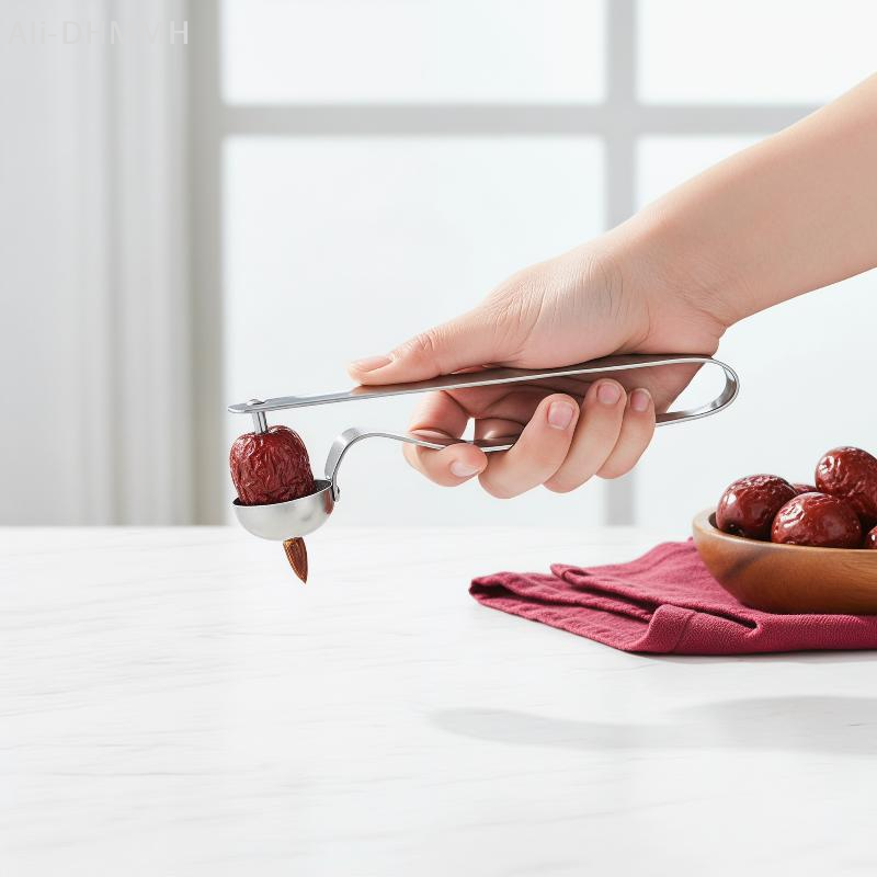 ZLinKJ ステンレススチール製赤いナツメヤシ種抜きツール - Kitchen Gadgets Tools のレビューと価格
