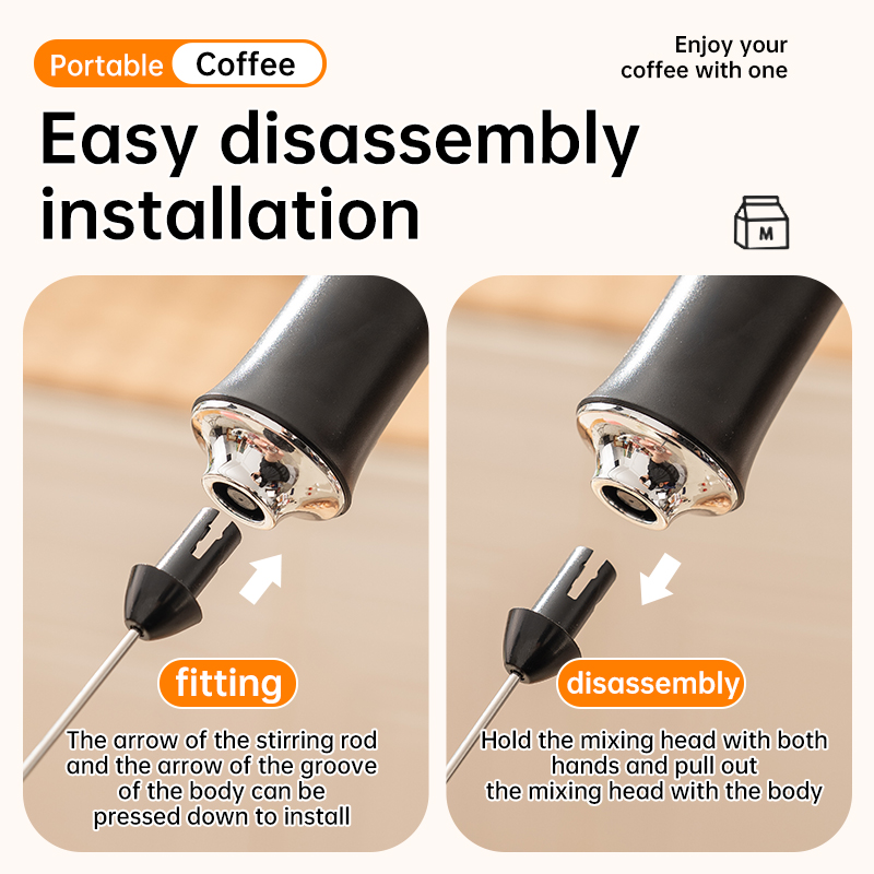 強力な電動ミルク泡立て器、コーヒー、ラテ、カプチーノ用の手持 - Healthy Kitchen Gadgets のレビューと価格