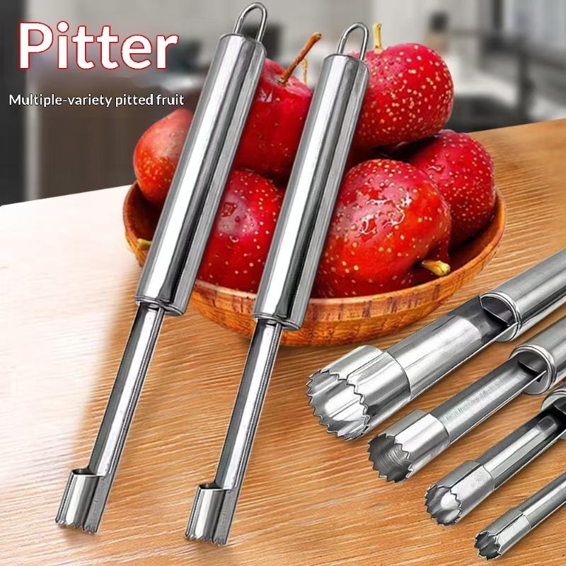 4 個フルーツコアリムーバーカッターキッチンガジェットステン - Kitchen Gadgets Tools のレビューと価格