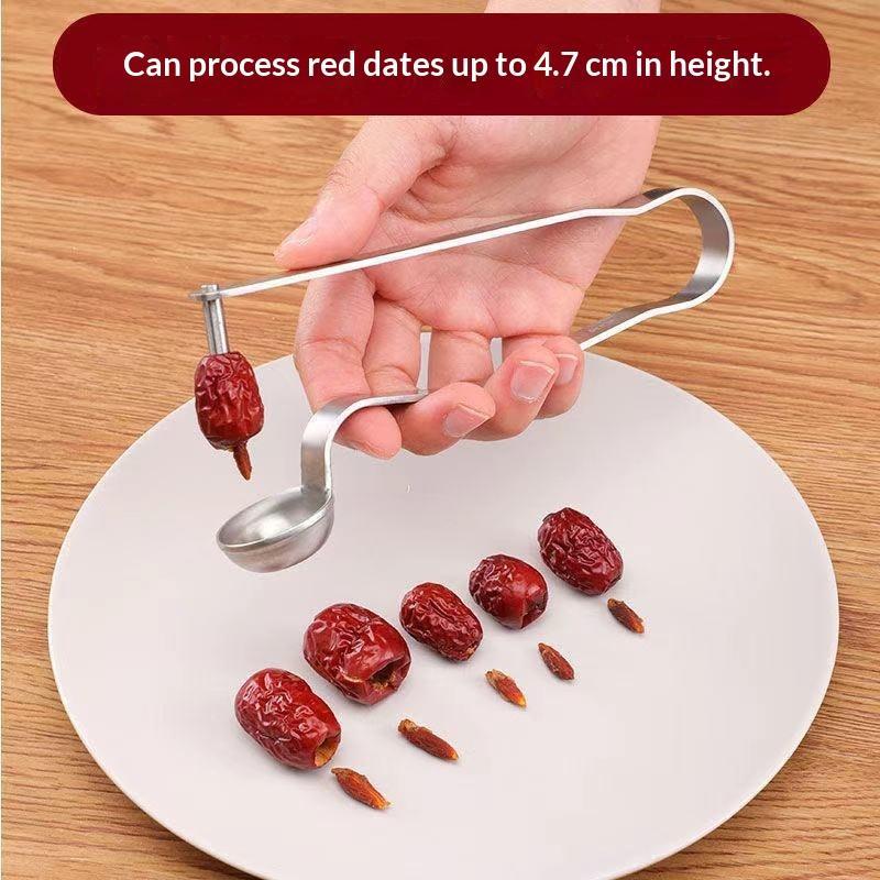 ステンレス製の赤いナツメ種抜きツール – 種抜き器キッチンガ - Kitchen Gadgets Tools のレビューと価格