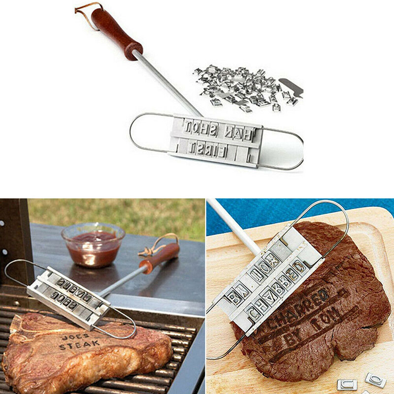 ブランドアイロン 55 文字 DIY バーベキューグリル肉ス - Kitchen Gadgets Names のレビューと価格