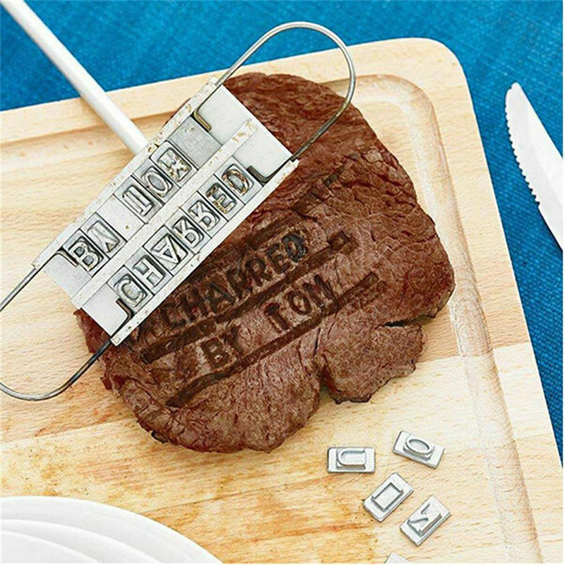 ブランドアイロン 55 文字 DIY バーベキューグリル肉ス - Kitchen Gadgets Names のレビューと価格