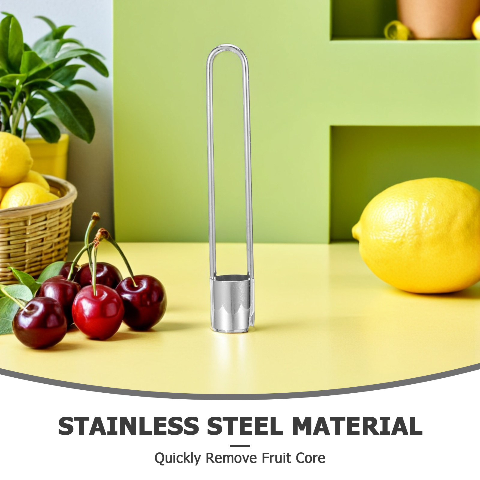 4個入りステンレス製コアラーセット、効率的な果物・野菜の芯抜 - Kitchen Gadgets Tools のレビューと価格