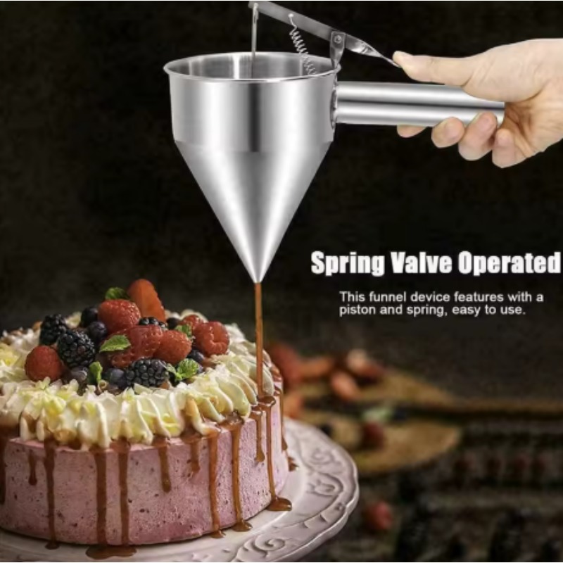 600/1200MLステンレス製液体漏斗ディスペンサー、タコ - Kitchen Gadgets Pakistan のレビューと価格