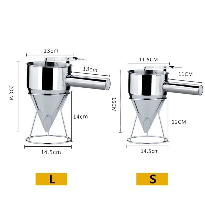 600/1200MLステンレス製液体漏斗ディスペンサー、タコ - Kitchen Gadgets Pakistan のレビューと価格