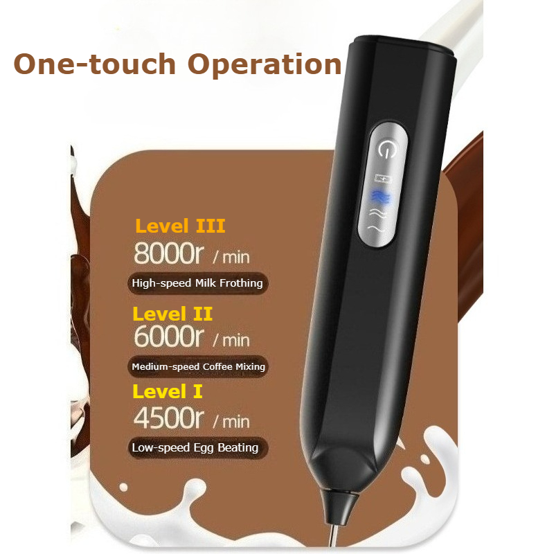 新型ハンドヘルド電動ミルクフォーマー、自動泡立て器、コーヒー - Healthy Kitchen Gadgets のレビューと価格