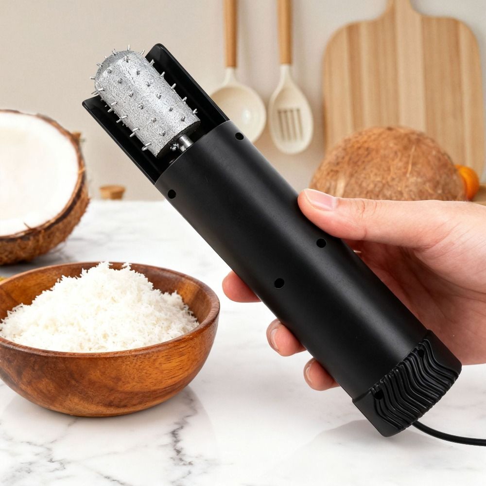 飛沫防止電動ココナッツミートグレーター安全回転式ココナッツス - Kitchen Gadgets Uk のレビューと価格