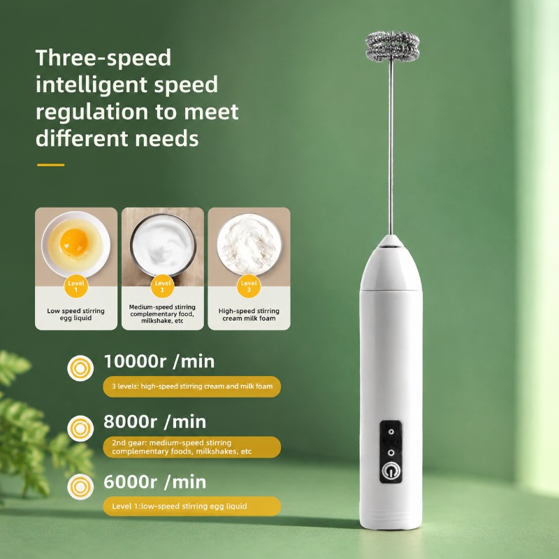 電動ミルク泡立て器 + エッグビーター ワイヤレス Type - Healthy Kitchen Gadgets のレビューと価格