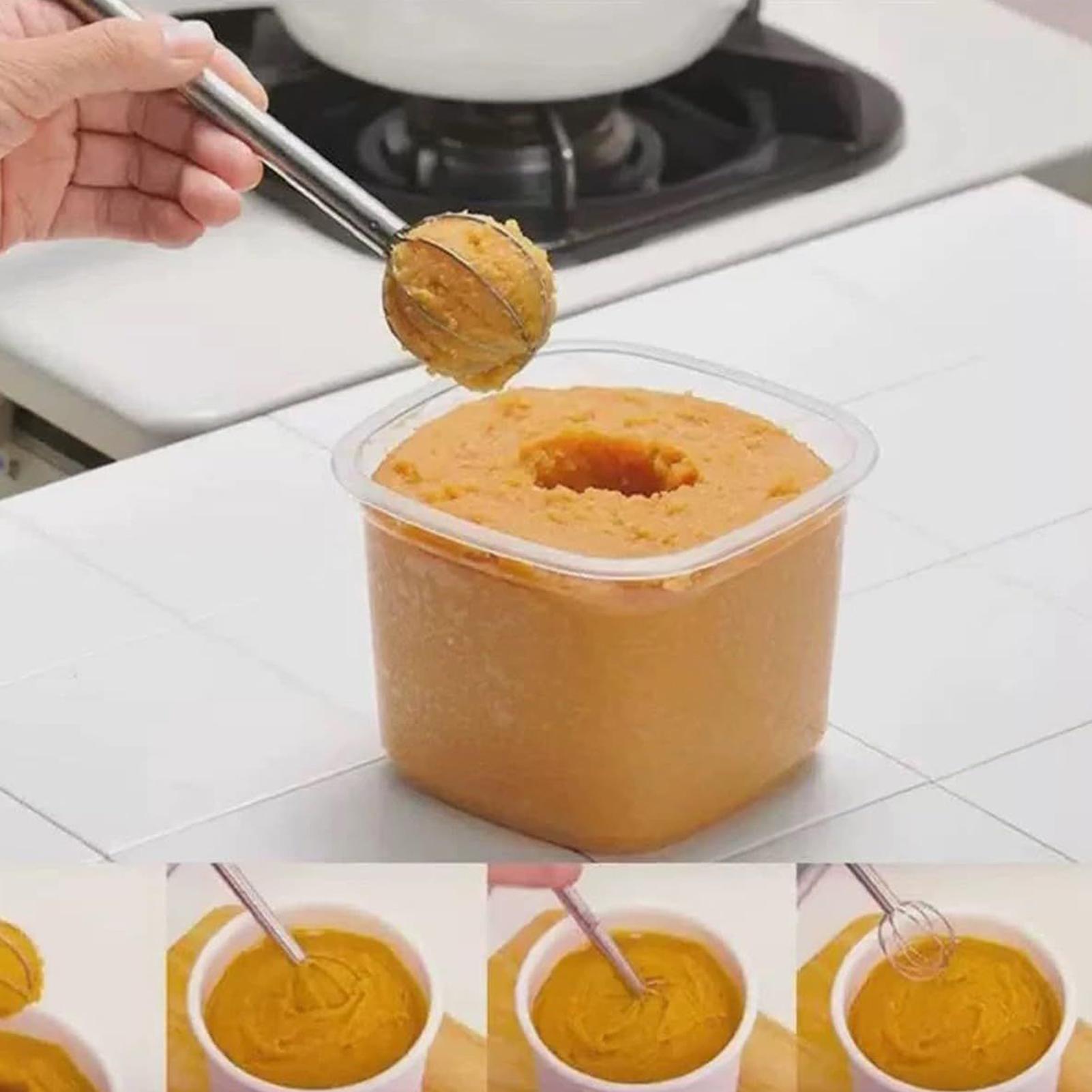 味噌かき混ぜ棒 304 ステンレス鋼 ダブルヘッド泡立て器  - Healthy Kitchen Gadgets のレビューと価格
