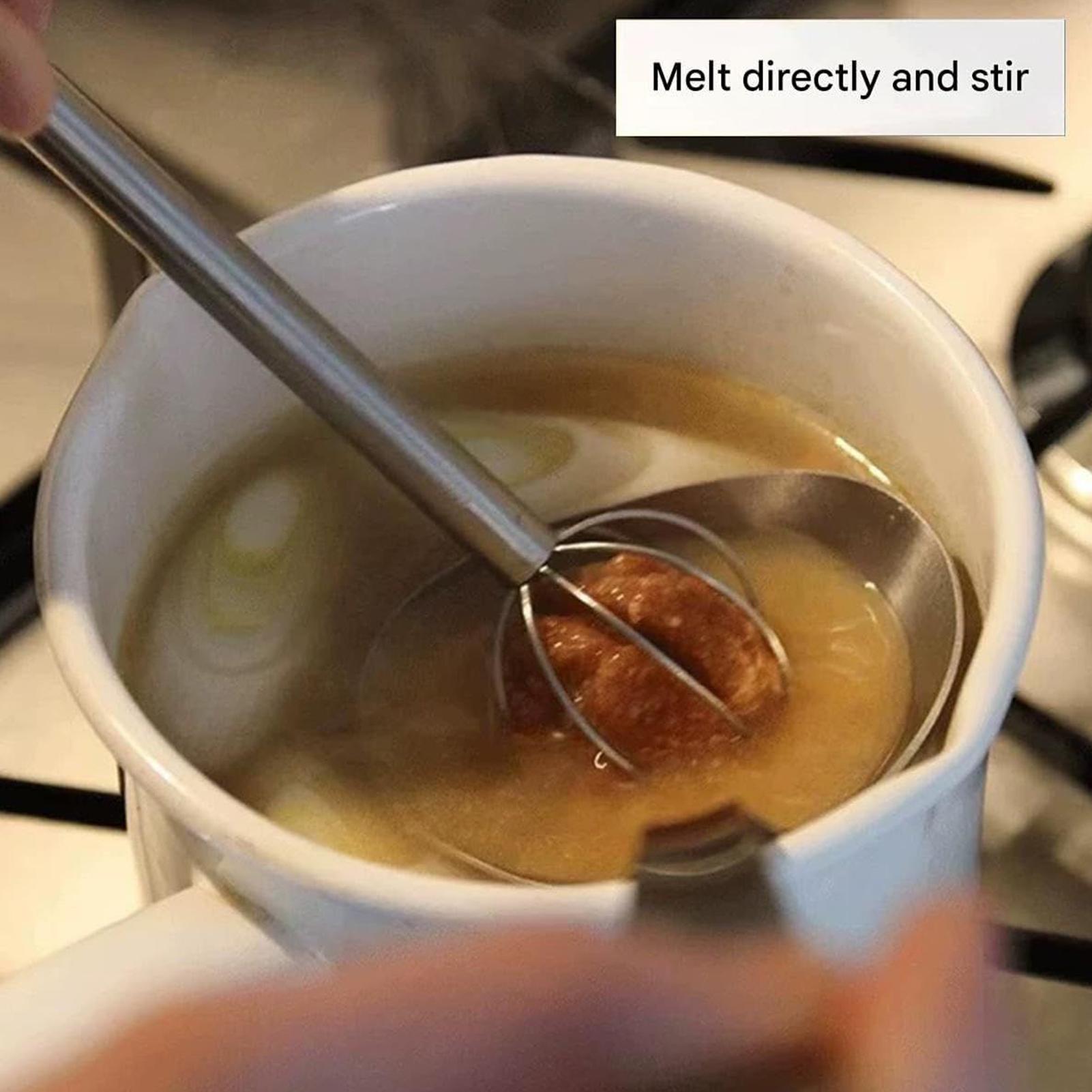 味噌かき混ぜ棒 304 ステンレス鋼 ダブルヘッド泡立て器  - Healthy Kitchen Gadgets のレビューと価格